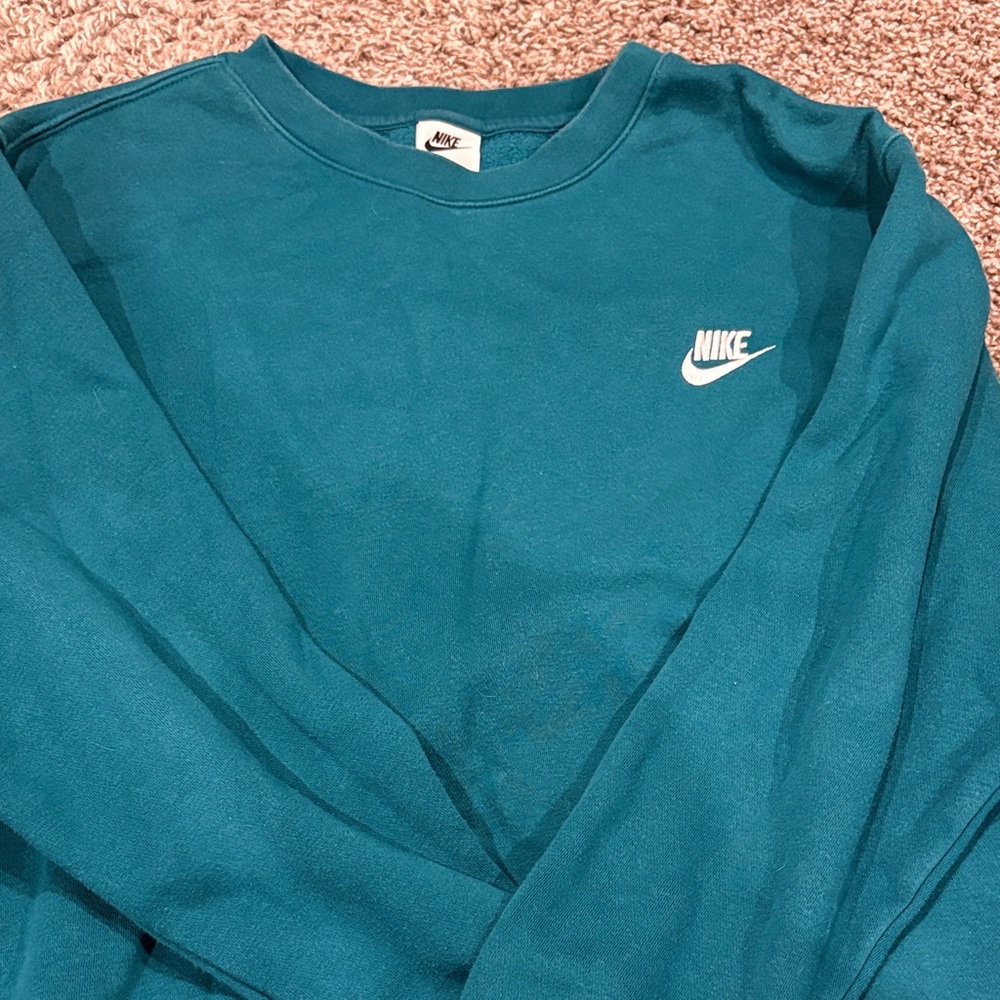 Aqua Blue Nike Sweatshirt